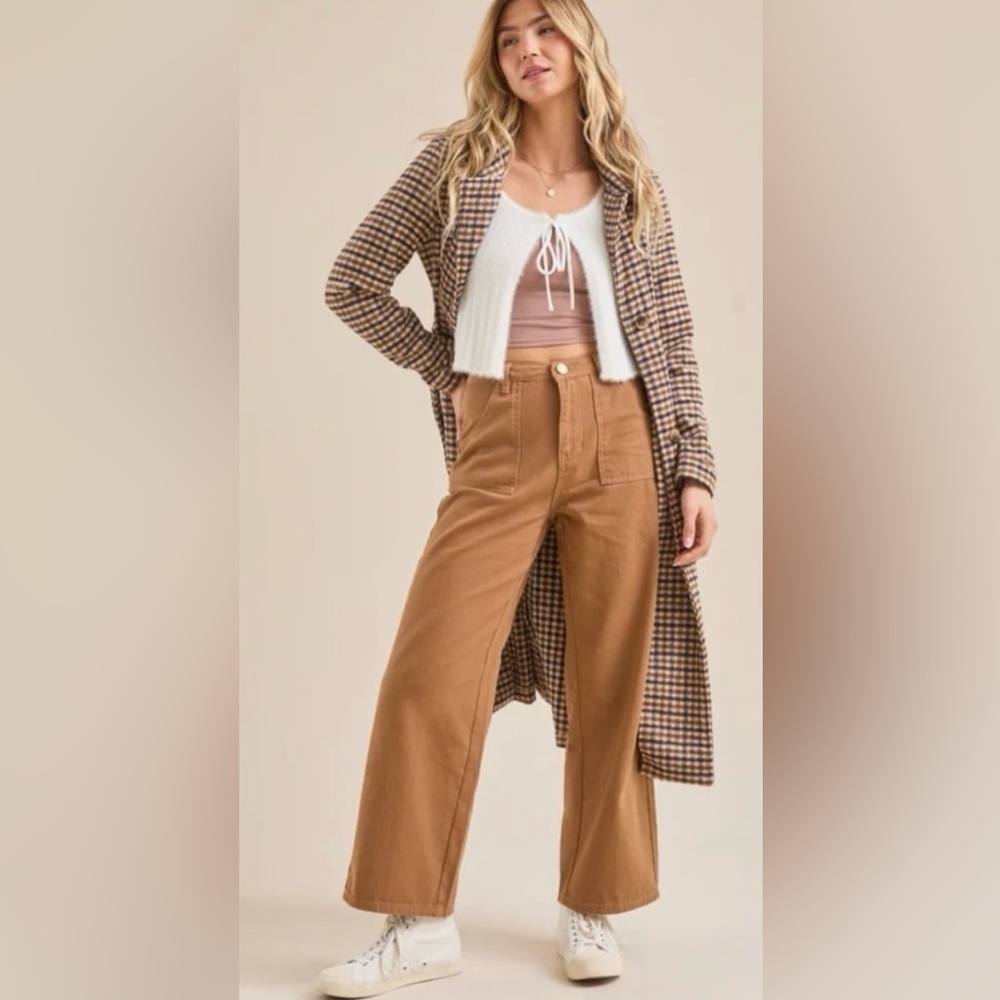 NASH SOLID PANTS - Taupe SZ L